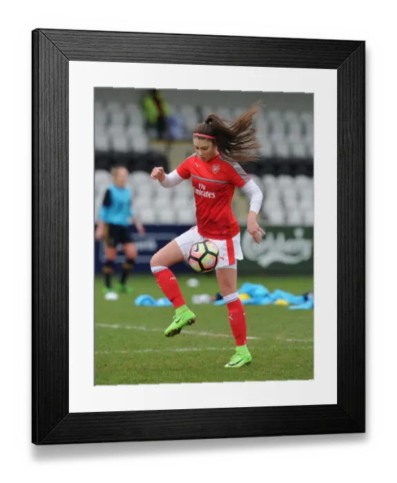Framed Print : Arsenal's Carla Humphrey Gears Up for FA Cup Showdown Against Tottenham Ladies Framed Print : Arsenal's Carla Humphrey Gears Up for FA Cup Showdown Against Tottenham Ladies