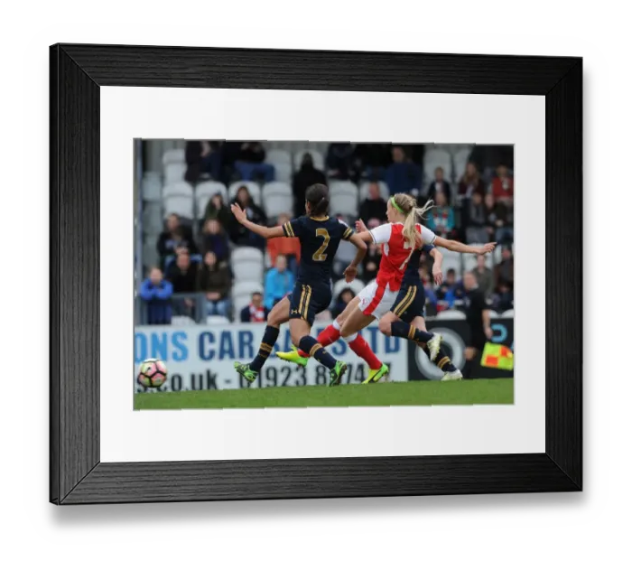 Framed Print : Chloe Kelly Scores Seven-Goal Blitz: Arsenal Ladies Crush Tottenham Hotspur Ladies in FA Cup