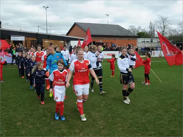 FA Cup 5th Round: Kim Little and Jenna Schillachi Lead Out Arsenal and Tottenham Ladies