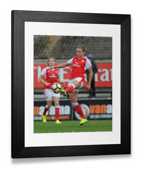 Framed Print : Arsenal's Katie McCabe Shines in FA Cup Clash Against Tottenham Ladies