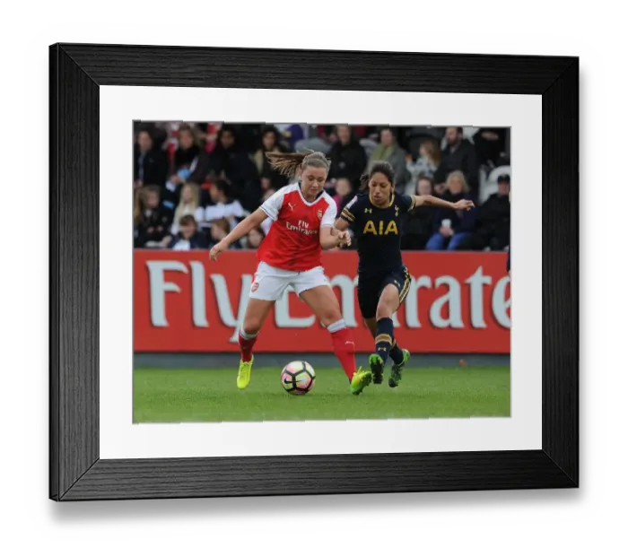 Framed Print : FA Cup Showdown: McCabe vs. Soobadoo - Arsenal Ladies vs. Tottenham Hotspur Ladies