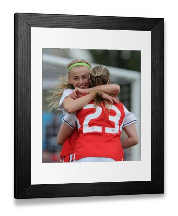 Framed Print : Arsenal Ladies Celebrate FA Cup Victory: Beth Mead and Chloe Kelly's Euphoric Goal Moment Framed Print : Arsenal Ladies Celebrate FA Cup Victory: Beth Mead and Chloe Kelly's Euphoric Goal Moment