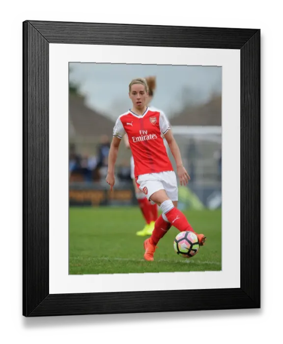 Framed Print : Jordan Nobbs in Action: Arsenal Ladies vs. Tottenham Hotspur Ladies, FA Cup 2017