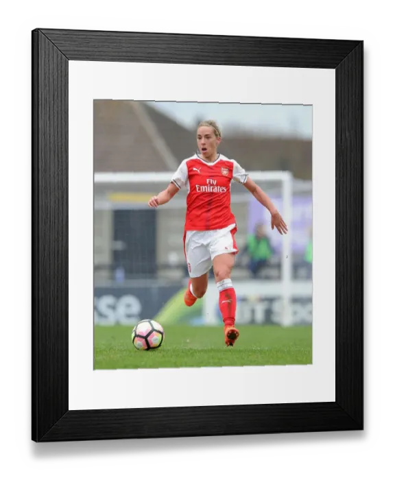 Framed Print : Jordan Nobbs in Action: Arsenal Ladies vs. Tottenham Hotspur Ladies, FA Cup 2017