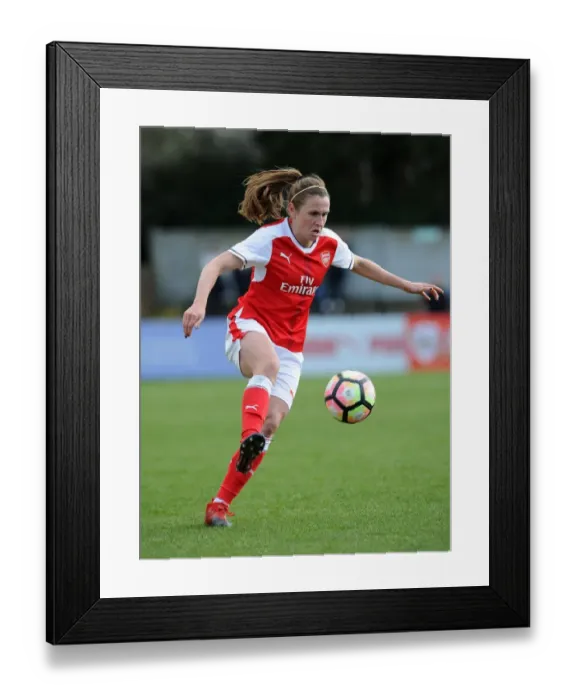 Framed Print : Heather O'Reilly in Action: Arsenal Ladies vs. Tottenham Hotspur Ladies, FA Cup 2017
