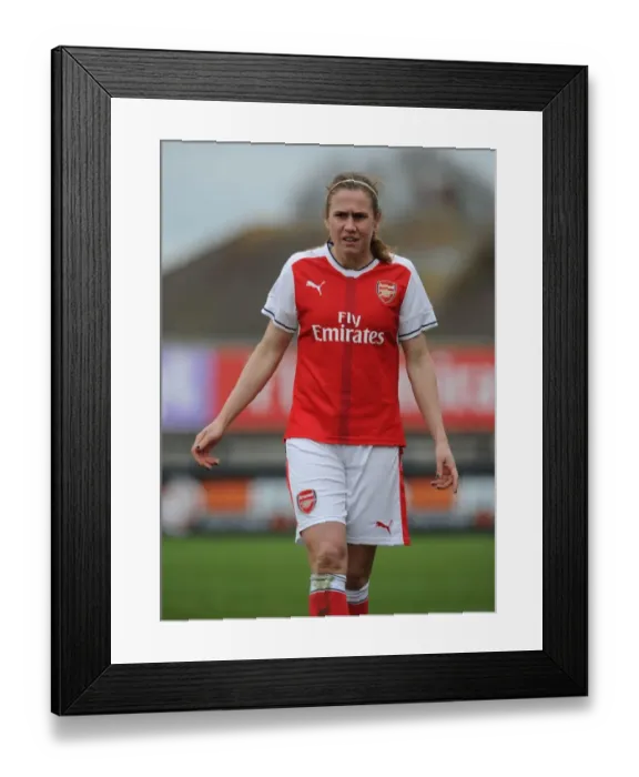 Framed Print : Heather O'Reilly in Action: Arsenal Ladies vs. Tottenham Hotspur Ladies, FA Cup 2017