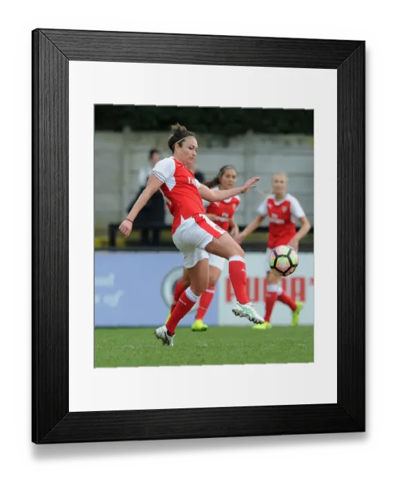 Framed Print : Jodie Taylor in Action: Arsenal Ladies vs. Tottenham Hotspur Ladies, FA Cup 2017