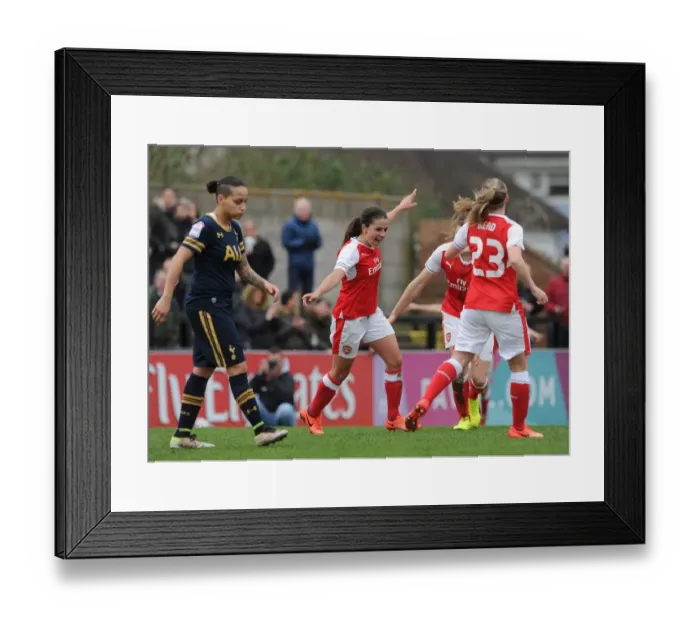 Framed Print : Danielle van de Donk Scores for Arsenal Ladies Against Tottenham Hotspur Ladies in FA Cup 2017 Framed Print : Danielle van de Donk Scores for Arsenal Ladies Against Tottenham Hotspur Ladies in FA Cup 2017