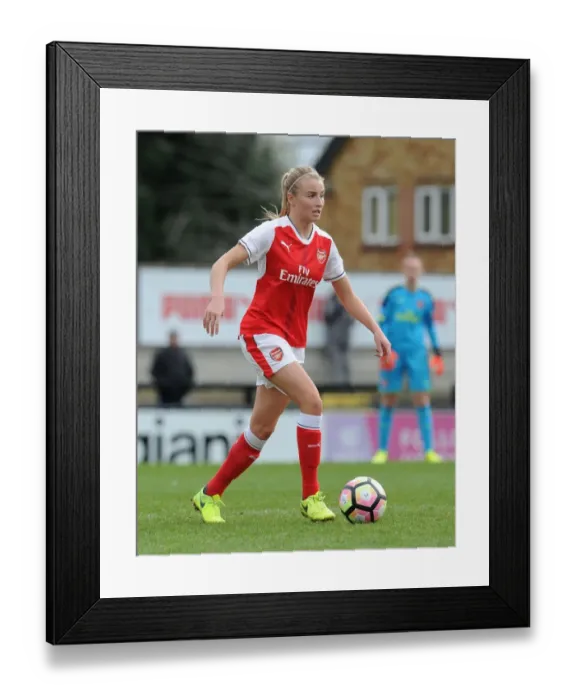 Framed Print : Leah Williamson of Arsenal in FA Cup Action Against Tottenham Ladies