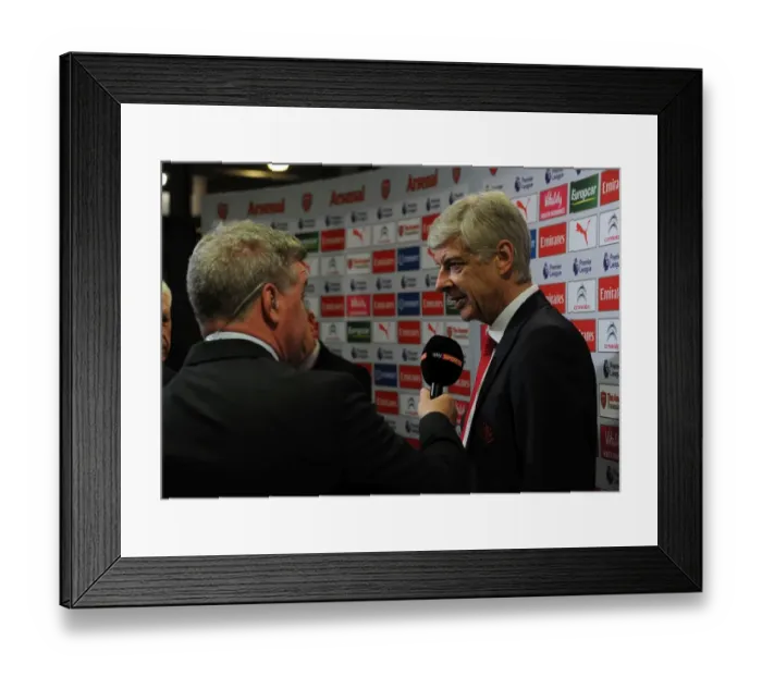 Framed Print : Arsene Wenger: Arsenal Manager Ahead of Manchester City Clash (April 2017)