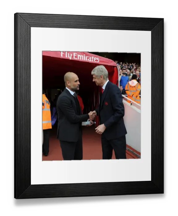 Framed Print : Arsene Wenger and Pep Guardiola: A Rivalry Unfolds - Arsenal vs. Manchester City (2016-17) Framed Print : Arsene Wenger and Pep Guardiola: A Rivalry Unfolds - Arsenal vs. Manchester City (2016-17)