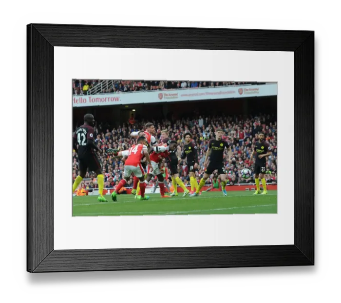 Framed Print : Mustafi Strikes Back: Arsenal's Comeback Goal vs Manchester City (2016-17) Framed Print : Mustafi Strikes Back: Arsenal's Comeback Goal vs Manchester City (2016-17)