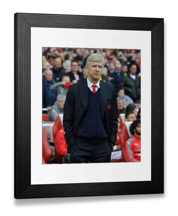 Framed Print : Arsene Wenger: Arsenal Manager Facing Off Against Manchester City, Premier League 2016-17 Framed Print : Arsene Wenger: Arsenal Manager Facing Off Against Manchester City, Premier League 2016-17