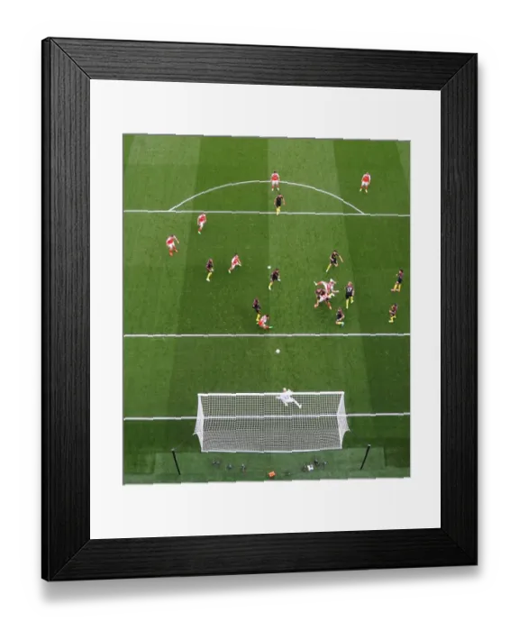Framed Print : Mustafi's Strike: Arsenal's Equalizer Against Manchester City (2016-17)