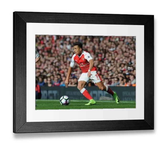 Framed Print : Alexis Sanchez in Action: Arsenal vs Manchester City, Premier League 2016-17 Framed Print : Alexis Sanchez in Action: Arsenal vs Manchester City, Premier League 2016-17