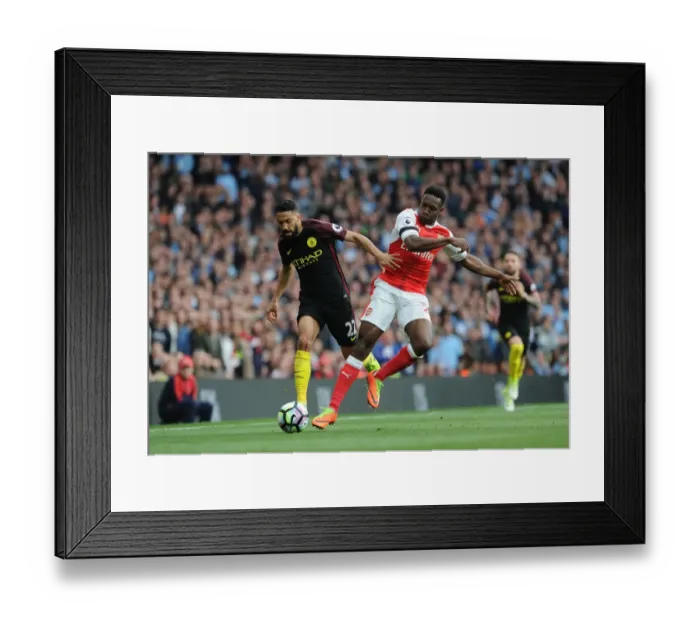 Framed Print : Clash at the Emirates: Welbeck vs. Clichy - Arsenal vs. Manchester City, Premier League 2016-17 Framed Print : Clash at the Emirates: Welbeck vs. Clichy - Arsenal vs. Manchester City, Premier League 2016-17