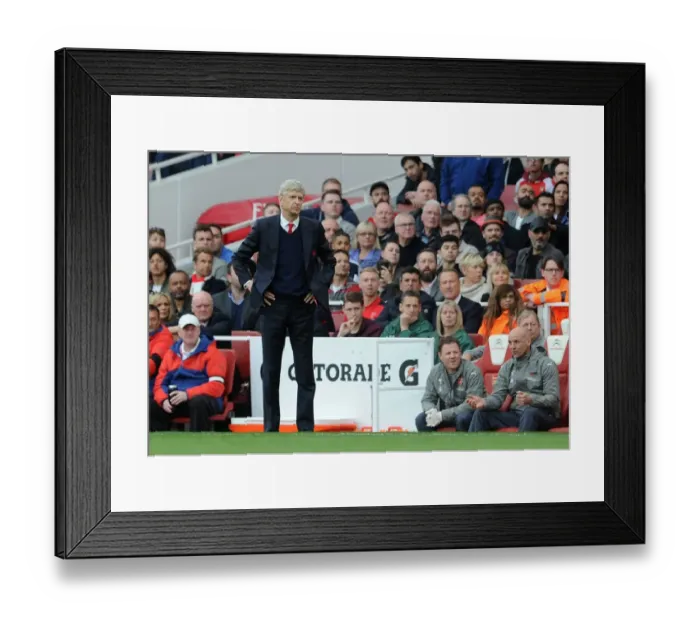 Framed Print : Arsene Wenger Leads Arsenal Against Manchester City - Premier League 2016-17 Framed Print : Arsene Wenger Leads Arsenal Against Manchester City - Premier League 2016-17