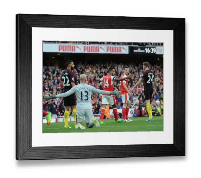 Framed Print : Theo Walcott's Thrilling Goal: Arsenal 2-2 Manchester City (Premier League, 2017) Framed Print : Theo Walcott's Thrilling Goal: Arsenal 2-2 Manchester City (Premier League, 2017)