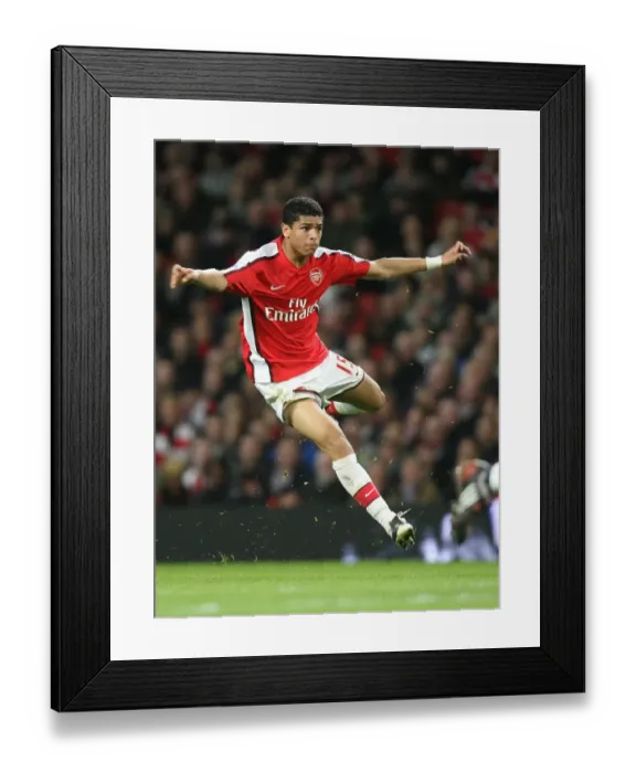Framed Print : Denilson's Struggle: Arsenal's Defeat to Aston Villa, November 2008 Framed Print : Denilson's Struggle: Arsenal's Defeat to Aston Villa, November 2008