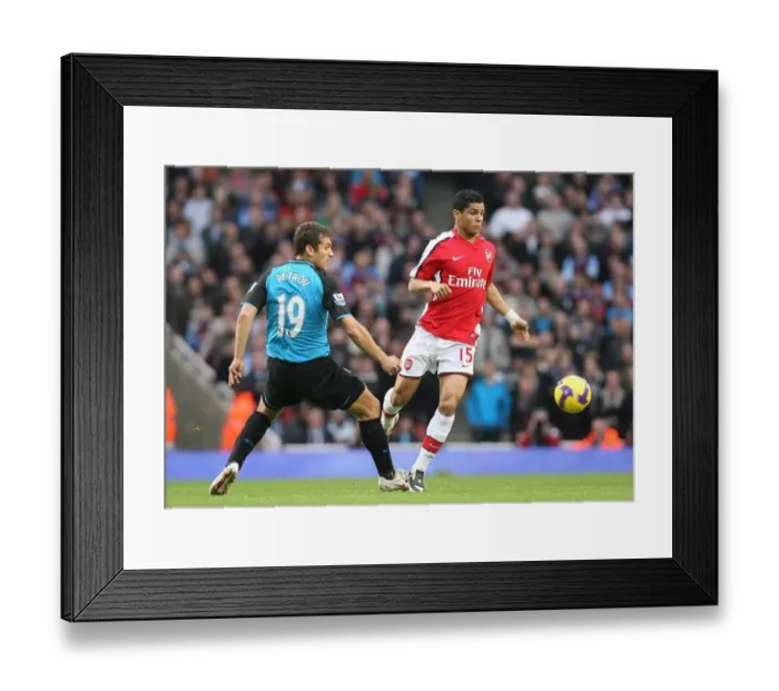 Framed Print : Denilson (Arsenal) Stilyan Petrov (Aston Villa) Framed Print : Denilson (Arsenal) Stilyan Petrov (Aston Villa)