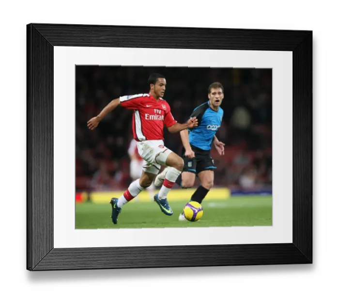 Framed Print : The Battle of Midfield: Walcott vs. Petrov - Aston Villa's Double Strike against Arsenal, November 2008 Framed Print : The Battle of Midfield: Walcott vs. Petrov - Aston Villa's Double Strike against Arsenal, November 2008