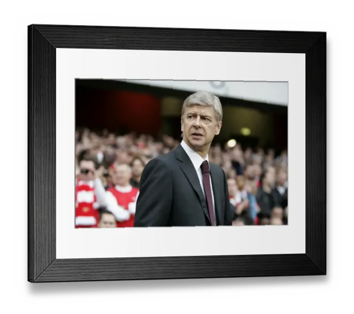 Framed Print : Arsene Wenger: Disappointment at Emirates as Arsenal Lose 0:2 to Aston Villa in Premier League Framed Print : Arsene Wenger: Disappointment at Emirates as Arsenal Lose 0:2 to Aston Villa in Premier League