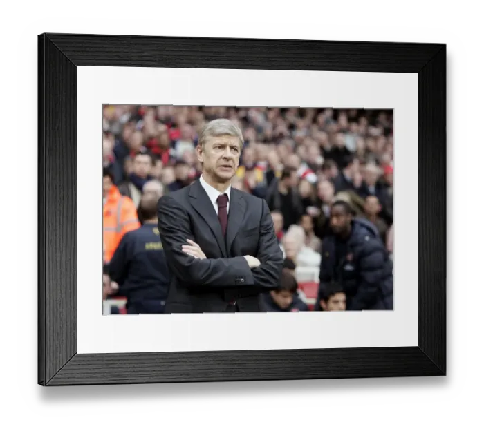 Framed Print : Arsene Wenger: Disappointment at Emirates as Arsenal Lose 0:2 to Aston Villa in Premier League Framed Print : Arsene Wenger: Disappointment at Emirates as Arsenal Lose 0:2 to Aston Villa in Premier League