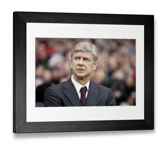 Framed Print : Arsene Wenger's Disappointment: Arsenal Suffers 0:2 Loss to Aston Villa (Premier League, 2008) Framed Print : Arsene Wenger's Disappointment: Arsenal Suffers 0:2 Loss to Aston Villa (Premier League, 2008)
