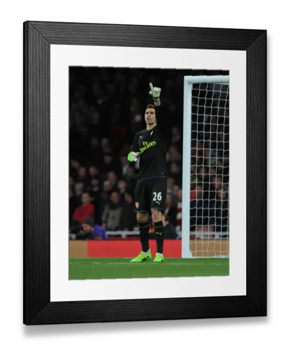 Framed Print : Emiliano Martinez: Arsenal Goalkeeper in Action vs. West Ham United, Premier League 2016-17 Framed Print : Emiliano Martinez: Arsenal Goalkeeper in Action vs. West Ham United, Premier League 2016-17