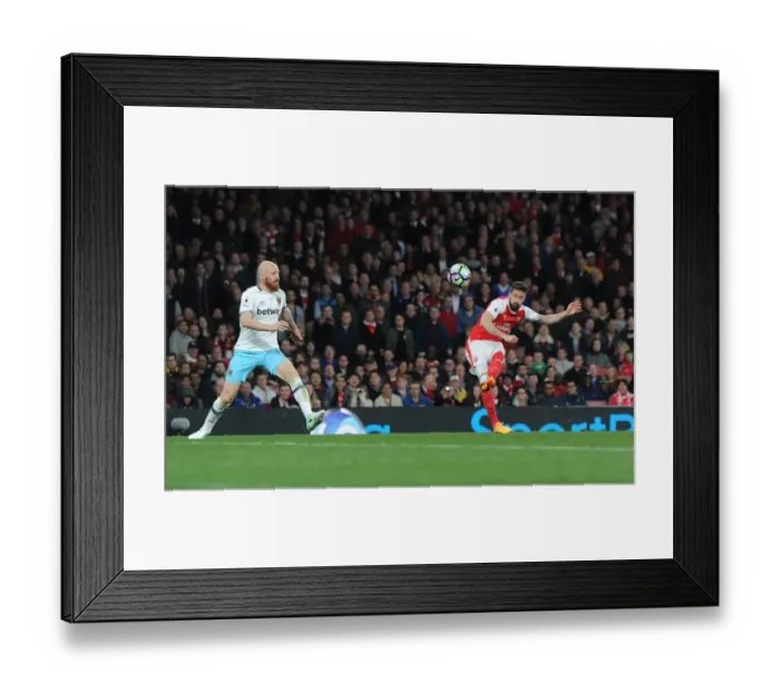 Framed Print : Olivier Giroud Scores the Decisive Goal: Arsenal's Triumph over West Ham United, Premier League 2016-17 Framed Print : Olivier Giroud Scores the Decisive Goal: Arsenal's Triumph over West Ham United, Premier League 2016-17
