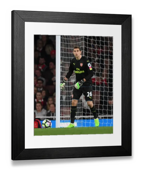 Framed Print : Emiliano Martinez in Action: Arsenal vs. West Ham United, Premier League 2016-17