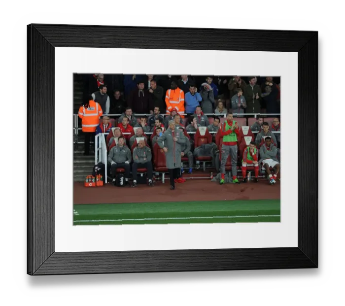 Framed Print : Arsene Wenger Leads Arsenal Against West Ham United in Premier League Showdown
