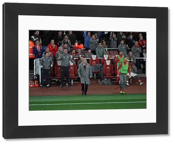 Arsene Wenger and Per Mertesacker: Celebrating Arsenal's First Goal Against West Ham United (2016-17)
