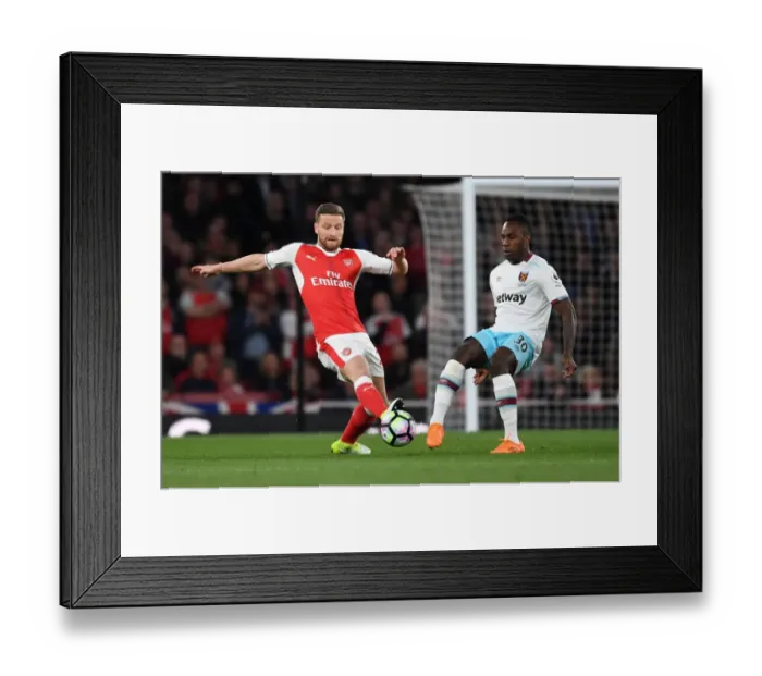Framed Print : Mustafi vs. Antonio: Intense Clash Between Arsenal and West Ham United, Premier League 2016-17 Framed Print : Mustafi vs. Antonio: Intense Clash Between Arsenal and West Ham United, Premier League 2016-17