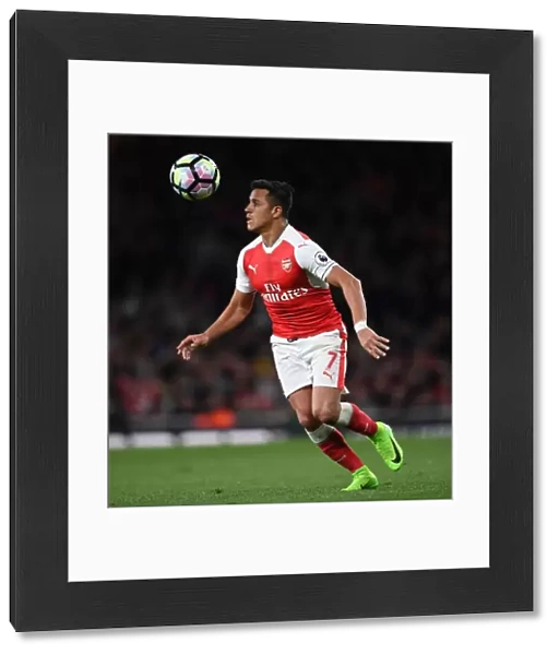 Alexis Sanchez in Action: Arsenal vs. West Ham United, Premier League 2016-17