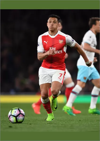 Alexis Sanchez: Arsenal's Premier League Star in Action Against West Ham United (2016-17)
