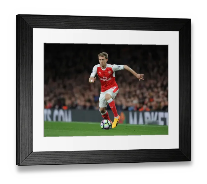 Framed Print : Nacho Monreal (Arsenal). Arsenal 3: 0 West Ham United. Premier League. Emirates Stadium Framed Print : Nacho Monreal (Arsenal). Arsenal 3: 0 West Ham United. Premier League. Emirates Stadium