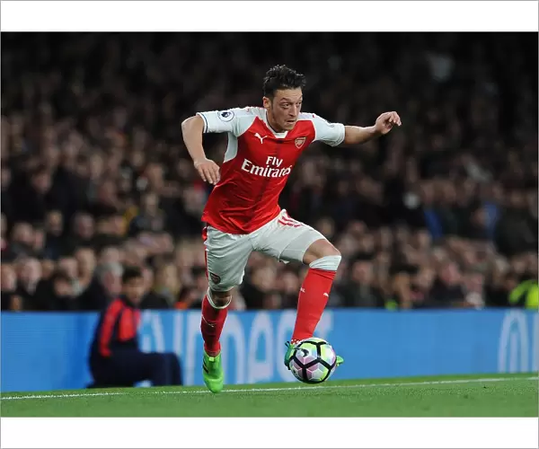 Mesut Ozil (Arsenal). Arsenal 3: 0 West Ham United. Premier League. Emirates Stadium