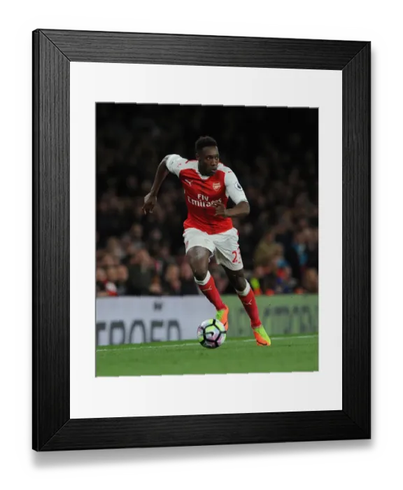 Framed Print : Danny Welbeck Scores as Arsenal Thrash West Ham 3-0 in Premier League