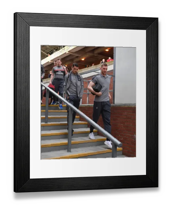 Framed Print : Arsenal Duo Xhaka and Mertesacker Arrive at Selhurst Park Ahead of Crystal Palace Clash Framed Print : Arsenal Duo Xhaka and Mertesacker Arrive at Selhurst Park Ahead of Crystal Palace Clash