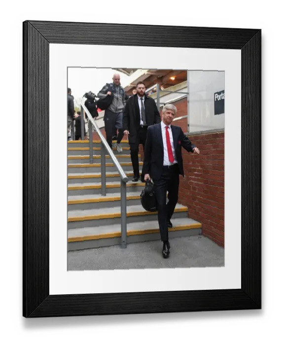 Framed Print : Arsene Wenger Heads to Selhurst Park Before Crystal Palace vs Arsenal (2017) Framed Print : Arsene Wenger Heads to Selhurst Park Before Crystal Palace vs Arsenal (2017)
