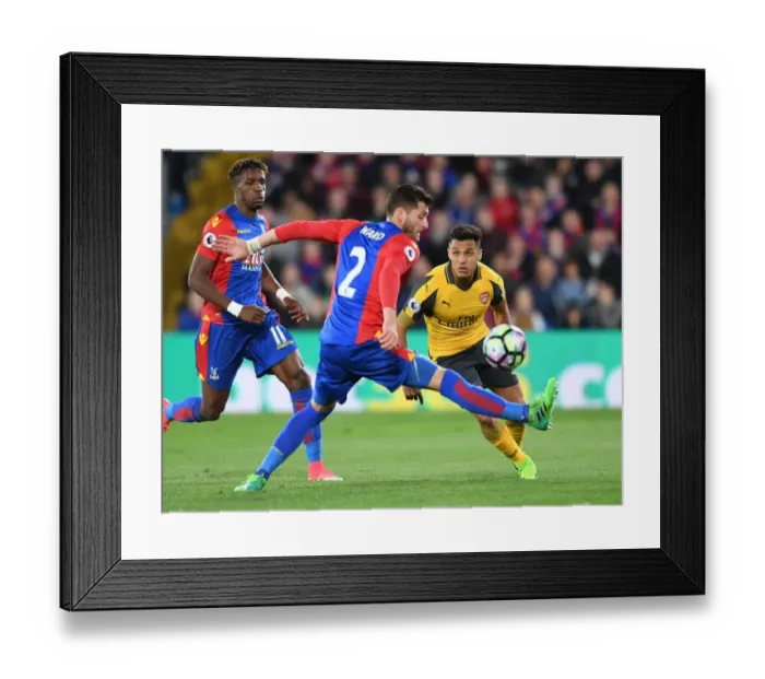 Framed Print : Clash at Selhurst Park: Sanchez vs. Ward in Premier League Showdown Framed Print : Clash at Selhurst Park: Sanchez vs. Ward in Premier League Showdown
