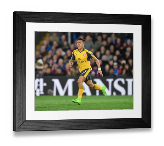 Framed Print : Alexis Sanchez in Action: Premier League Showdown at Crystal Palace Framed Print : Alexis Sanchez in Action: Premier League Showdown at Crystal Palace