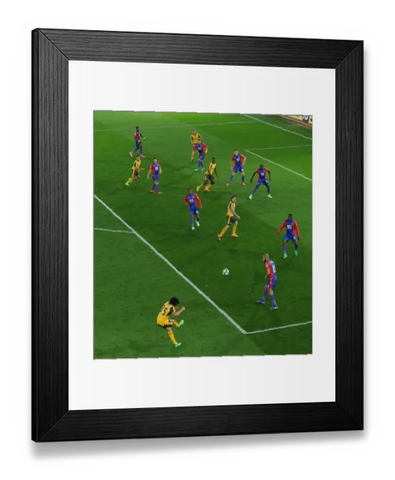 Framed Print : Mohamed Elneny Crosses the Ball in Intense Crystal Palace vs Arsenal Premier League Clash Framed Print : Mohamed Elneny Crosses the Ball in Intense Crystal Palace vs Arsenal Premier League Clash