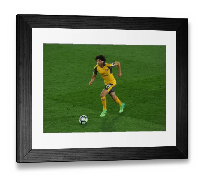 Framed Print : Mohamed Elneny in Action: Crystal Palace vs. Arsenal, Premier League 2016-17