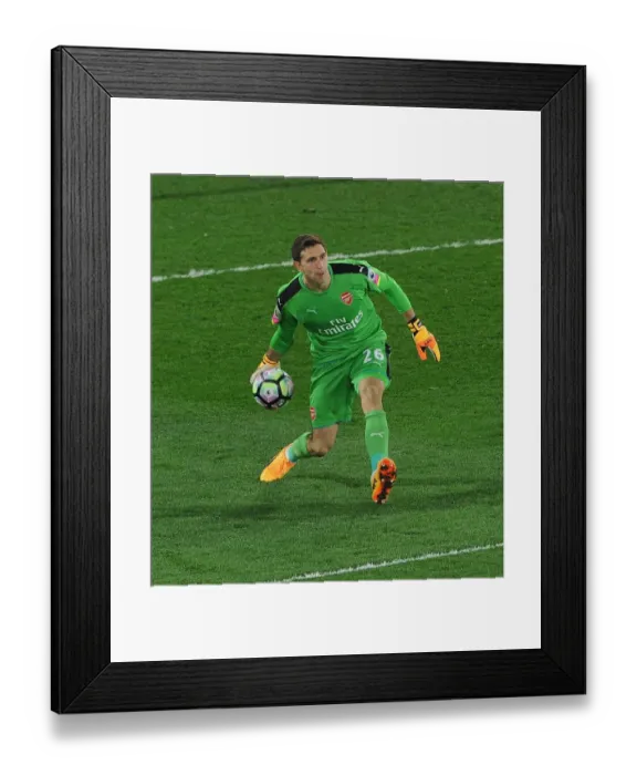 Framed Print : Emiliano Martinez in Action: Crystal Palace vs Arsenal, Premier League 2016-17