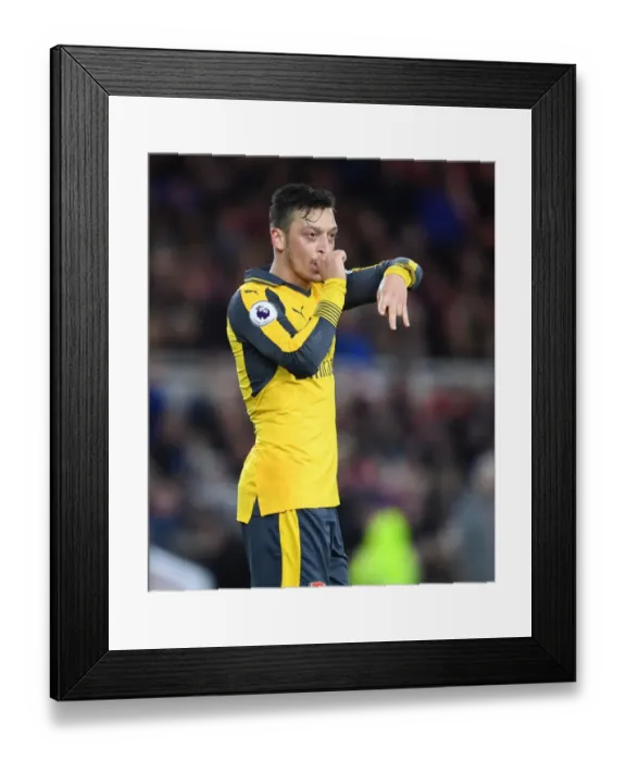 Framed Print : Mesut Ozil Scores the Second Goal: Middlesbrough vs. Arsenal, Premier League 2016-17 Framed Print : Mesut Ozil Scores the Second Goal: Middlesbrough vs. Arsenal, Premier League 2016-17