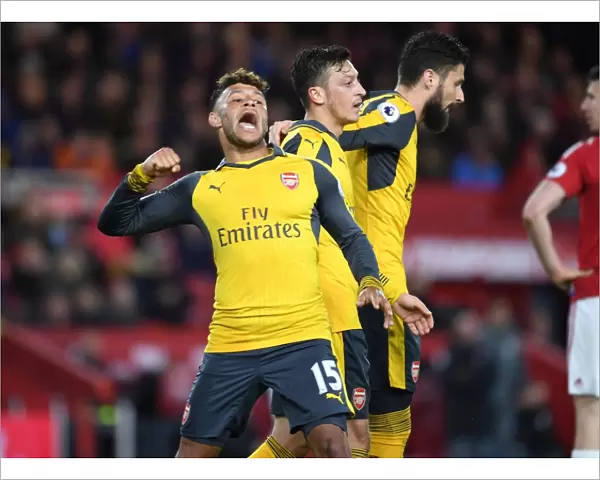 Alex Oxlade-Chamberlain's Brace: Arsenal's Triumph over Middlesbrough in the Premier League (2016-17)