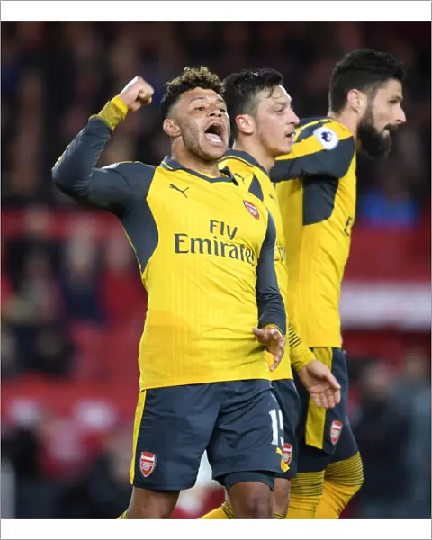 Alex Oxlade-Chamberlain's Double: Arsenal's Victory Over Middlesbrough in the Premier League