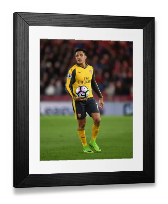 Framed Print : Alexis Sanchez: Premier League 2016-17 - In Action Against Middlesbrough Framed Print : Alexis Sanchez: Premier League 2016-17 - In Action Against Middlesbrough